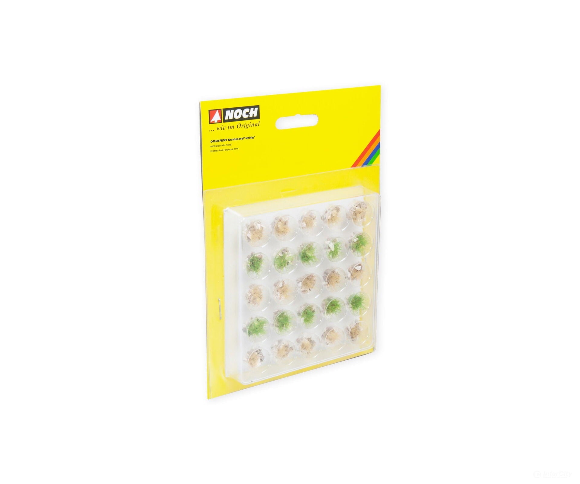 Noch 06920 PROFI Grass Tufts ’stony’ withe beig Grass & Scenery Mats