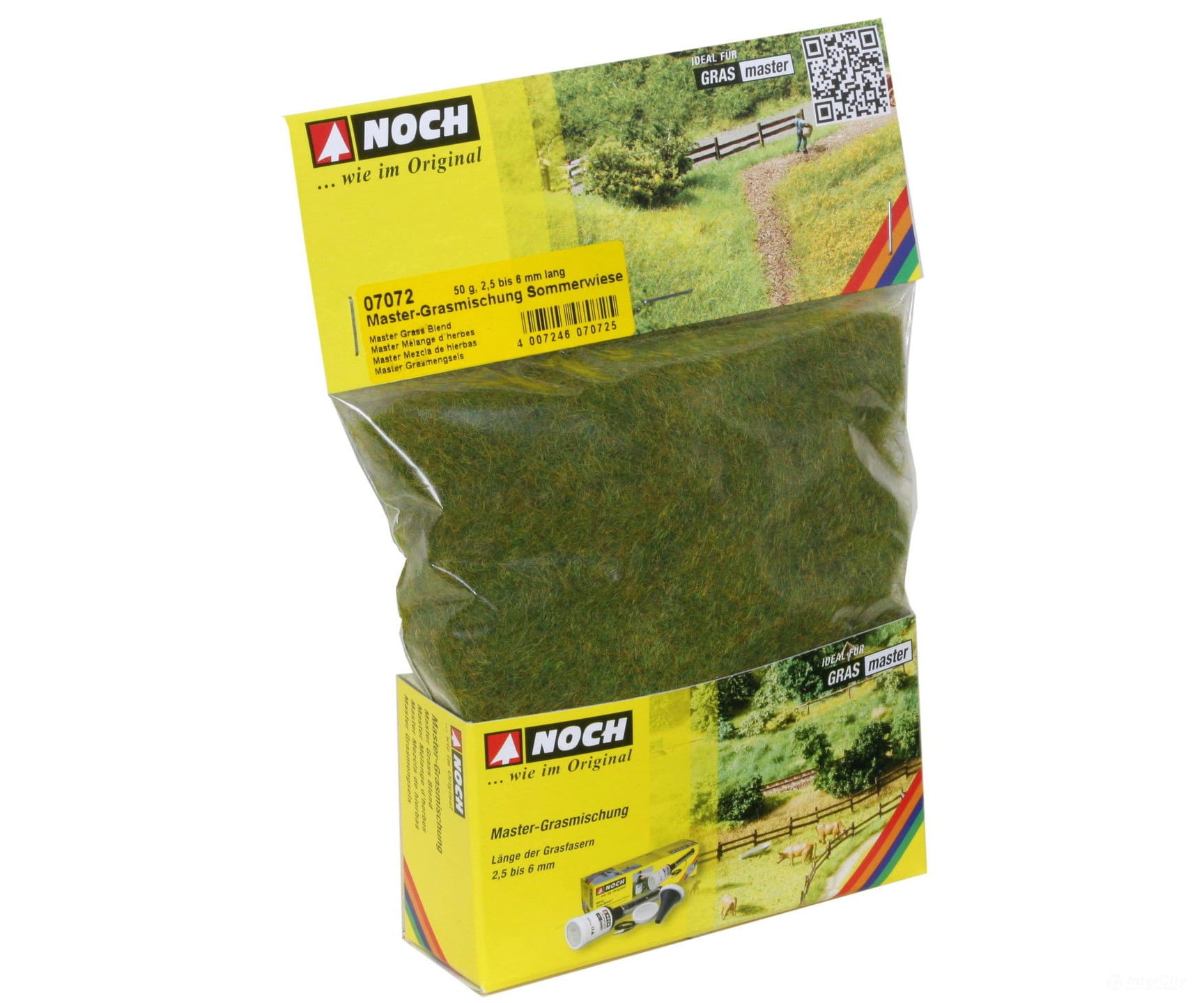 Noch 07072 HO TT O G Master Grass Blend ’Summer Meadow’ Static Grass & Applicators