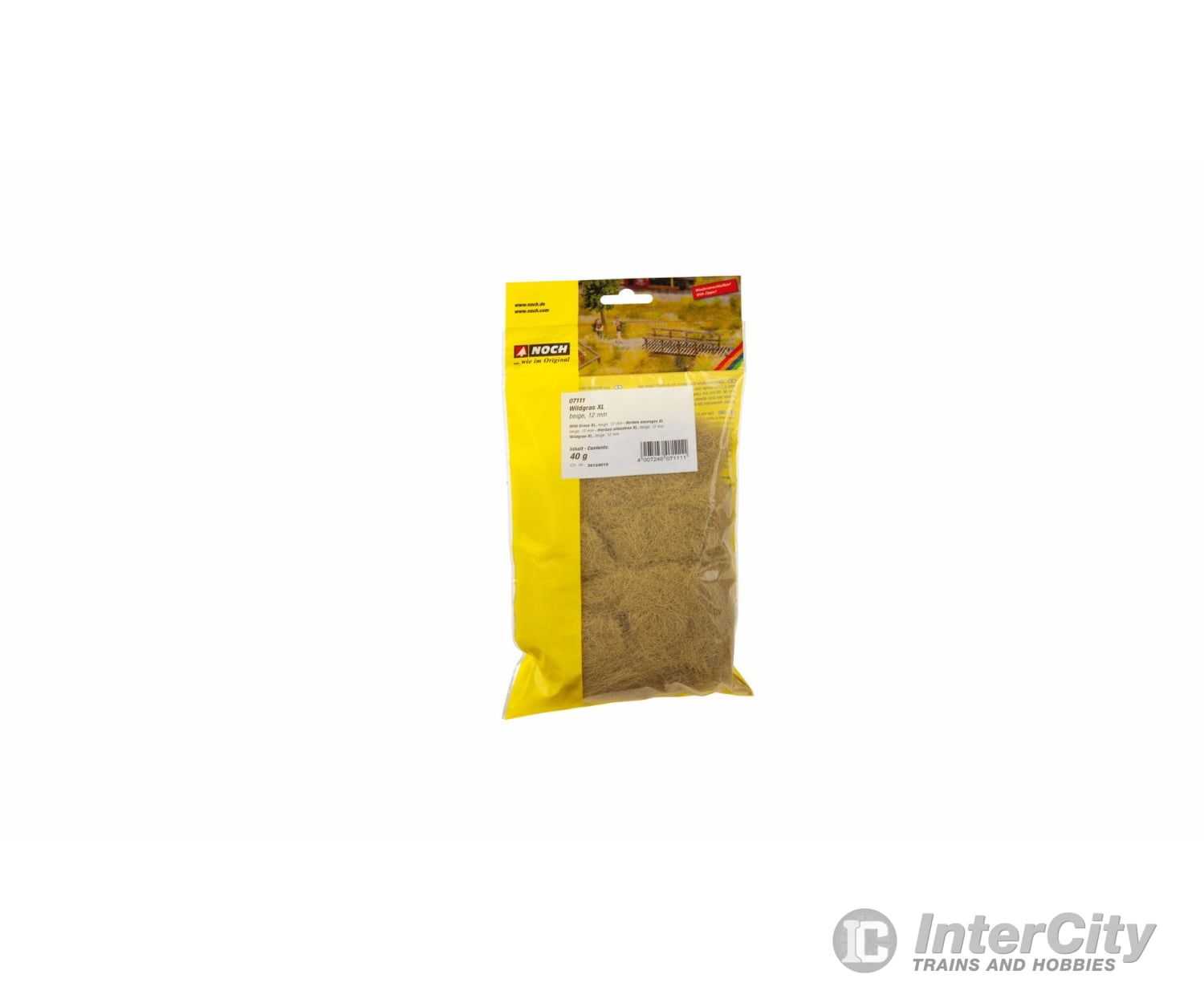 Noch 07111 Wild Grass XL Beige 12 mm Static Grass & Applicators