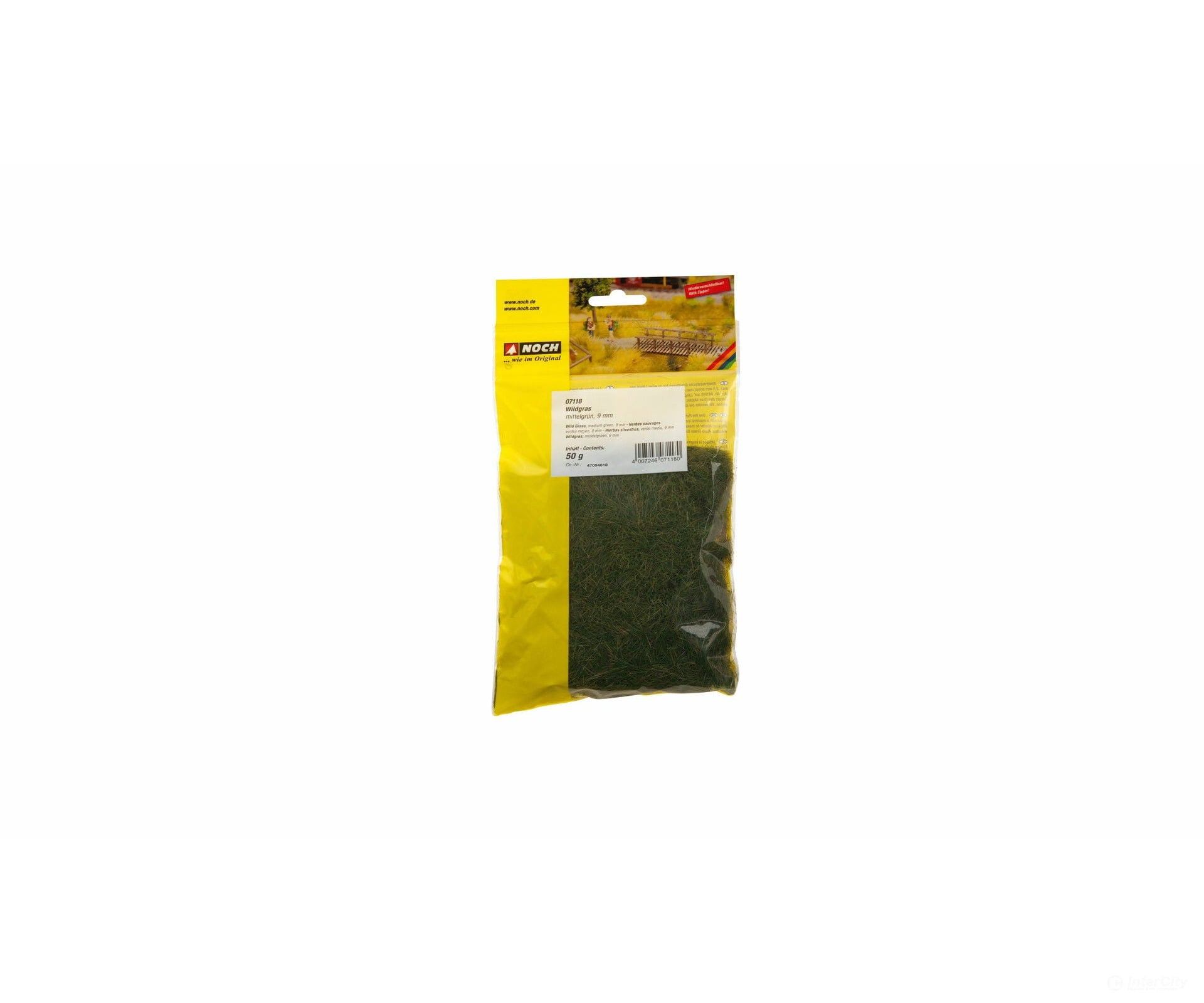 Noch 07118 HO TT O Wild Grass Medium Green Static Grass & Applicators