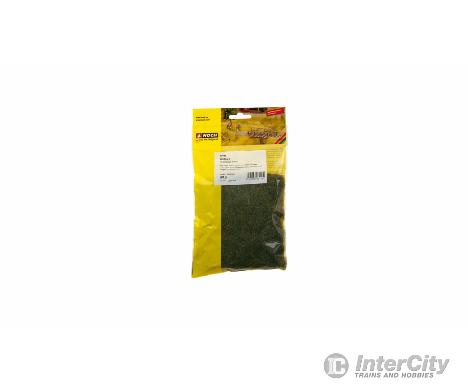 Noch 07118 HO TT O Wild Grass Medium Green Static Grass & Applicators