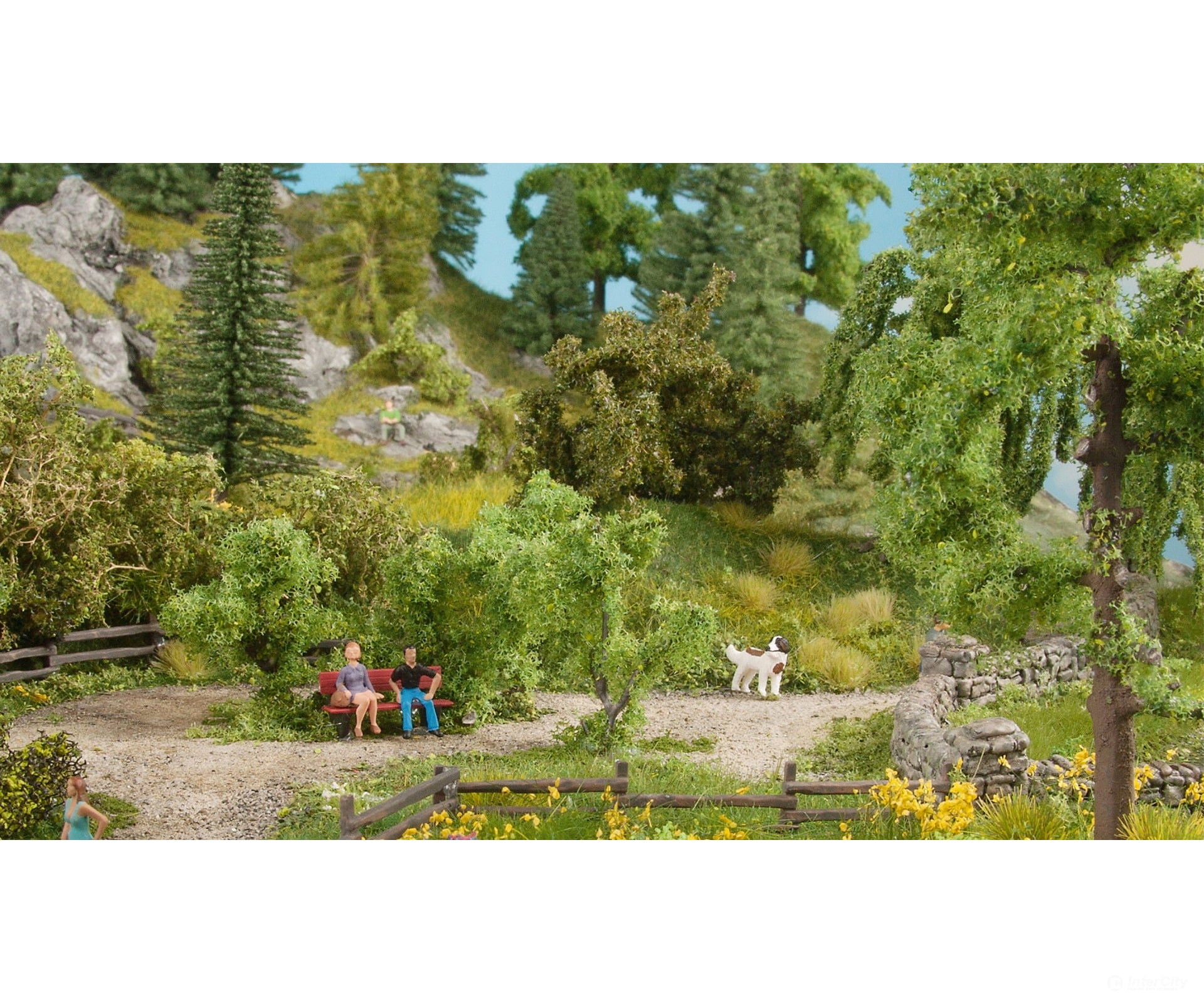 Noch 07253 HO N Z Groundcover Foliage Green/Beige Grass & Scenery Mats