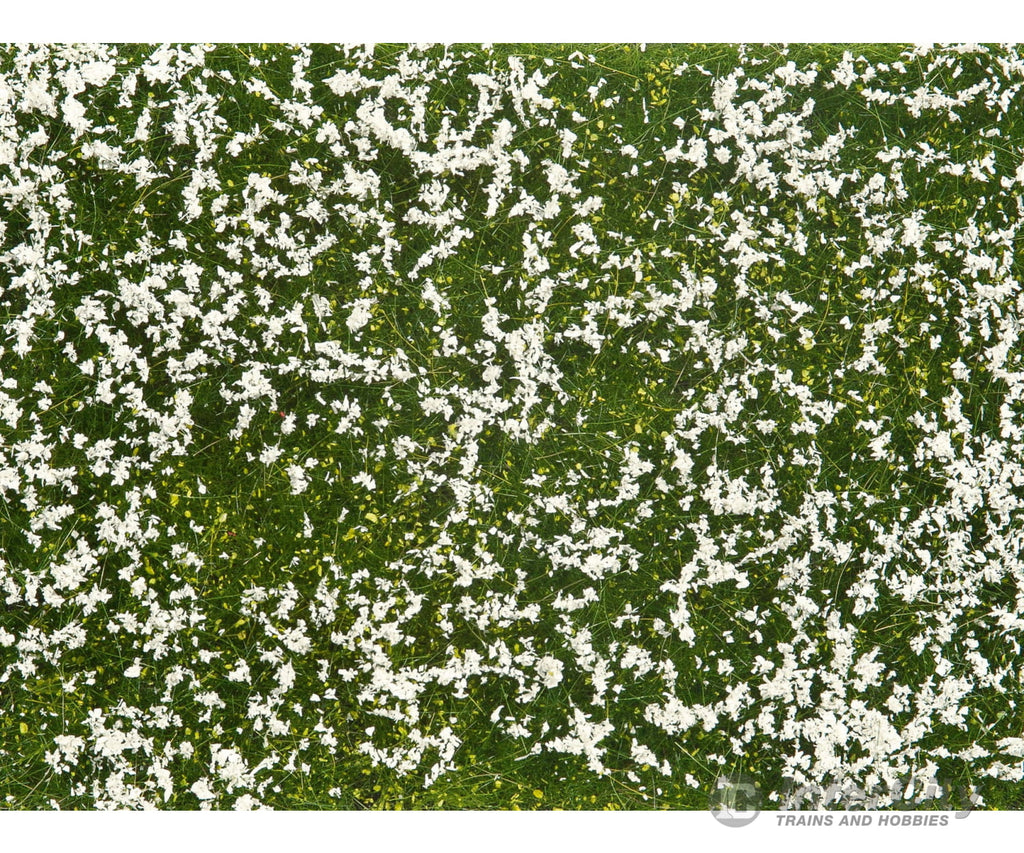 Noch 07256 HO N Z Groundcover Foliage ’Meadow’ White Grass & Scenery Mats