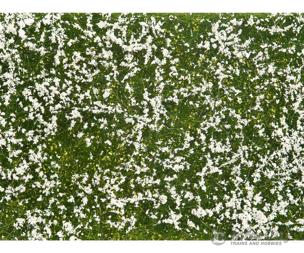 Noch 07256 HO N Z Groundcover Foliage ’Meadow’ White Grass & Scenery Mats
