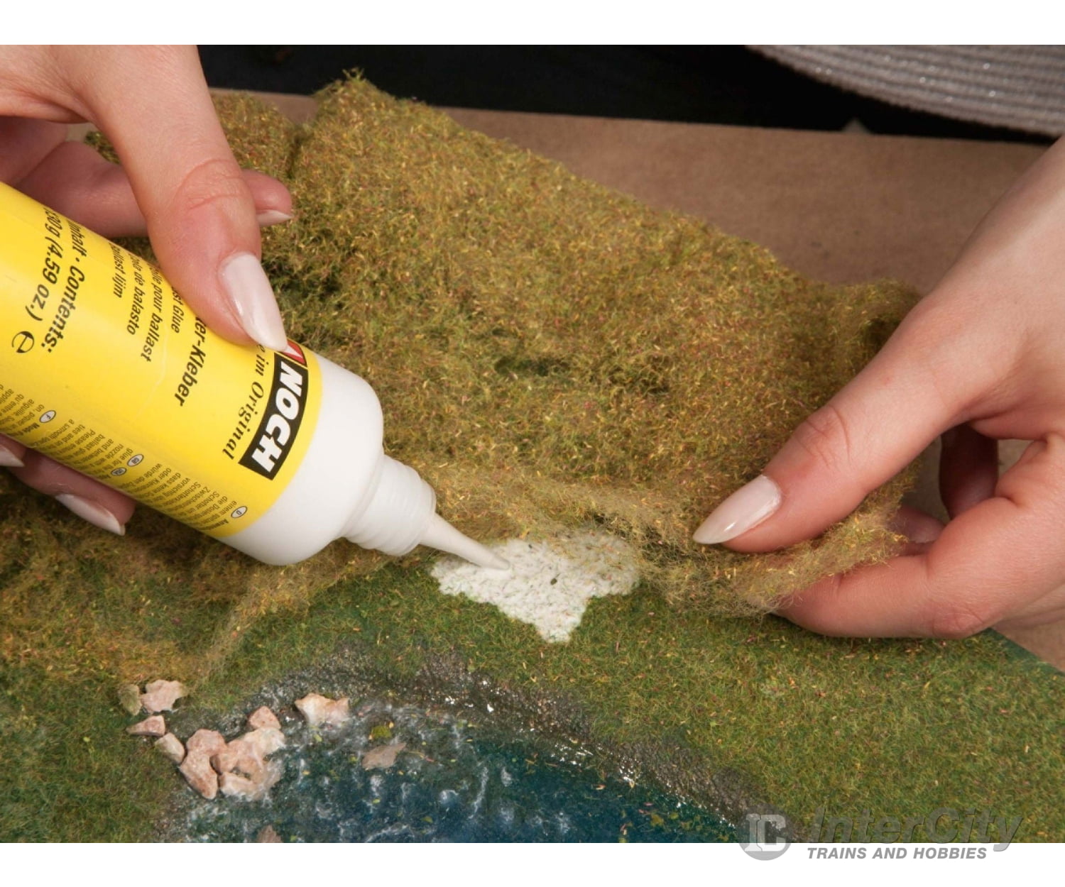 Noch 07290 HO N Z Meadow Foliage yellowish green Grass & Scenery Mats