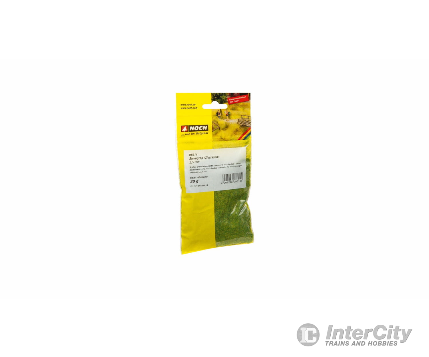Noch 08314 Scatter Grass ’Ornamental Lawn’ 2.5 mm Static Grass & Applicators