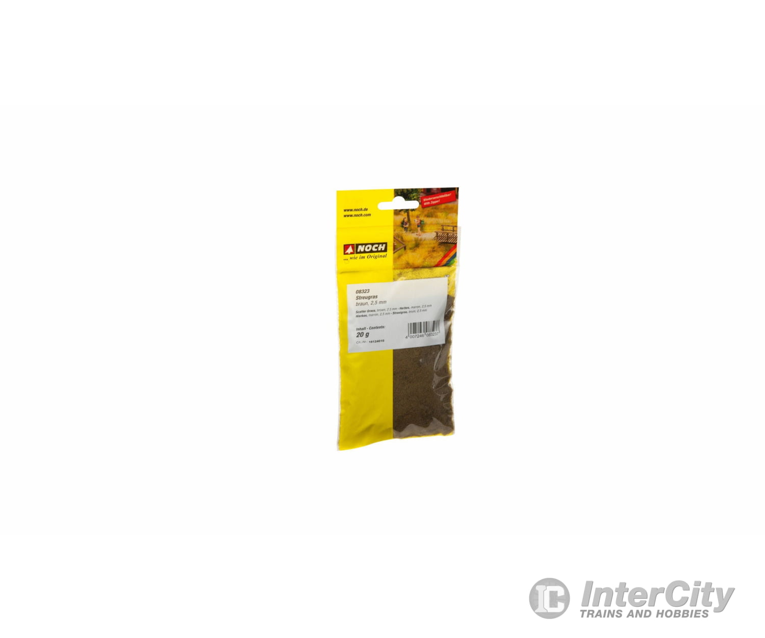 Noch 08323 Scatter Grass Brown 2.5 mm Static Grass & Applicators