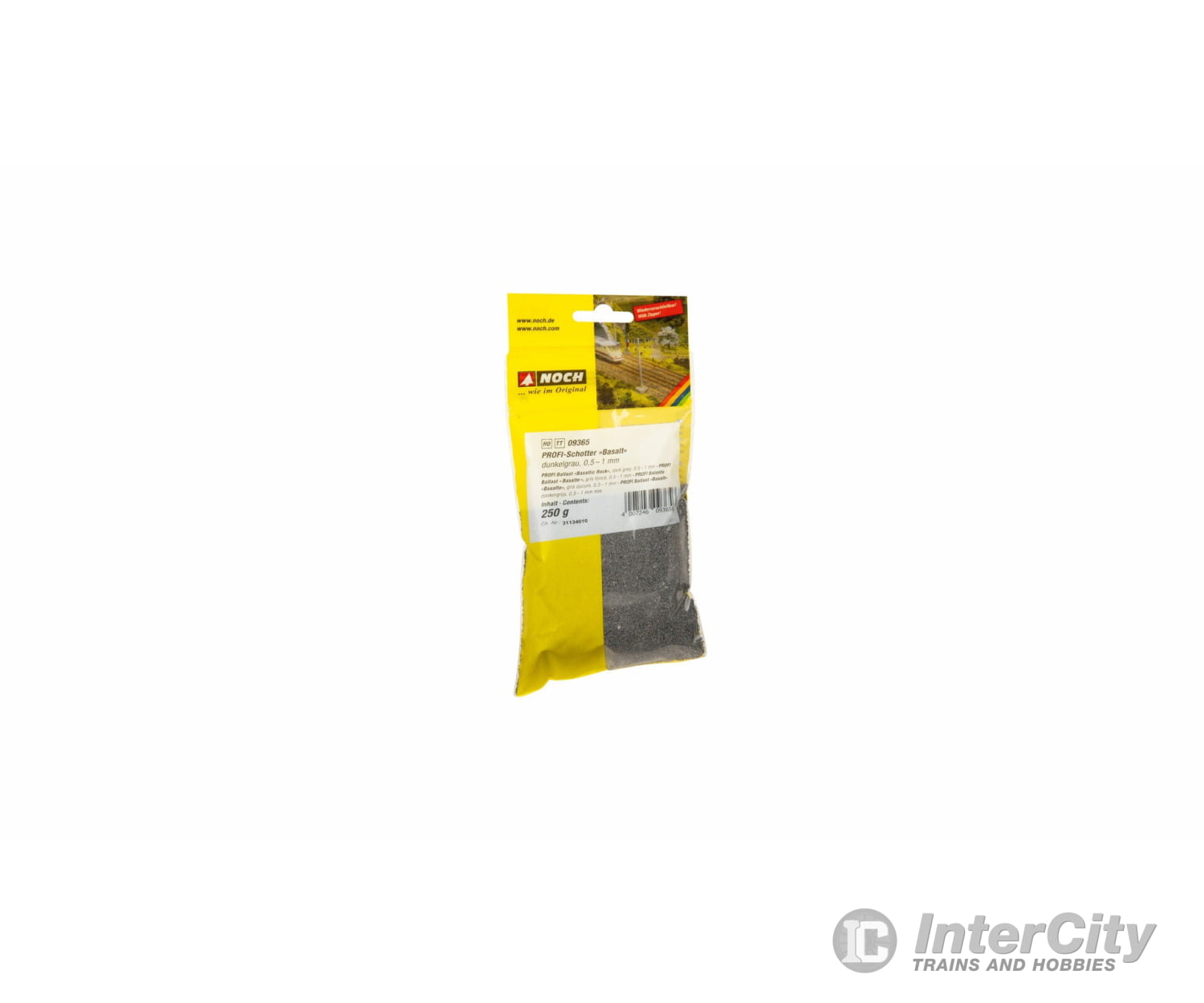 Noch 09365 HO TT PROFI Ballast ’Basalt’ dark grey Ballast & Roadbed