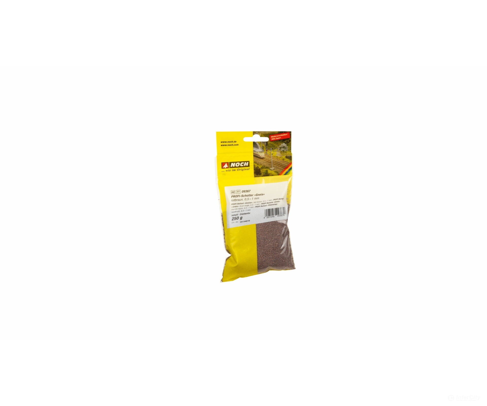 Noch 09367 HO TT PROFI Ballast ’Gneiss’ red brown Ballast & Roadbed