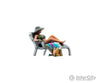 Noch 10430 HO Woman in a Deckchair Figures