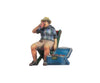 Noch 10431 HO Man on a Folding Chair Figures