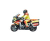 Noch 10911 HO Ambulance Motorbike Germany Figures