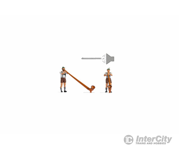 Noch 12821 HO Alphorn Players Figures