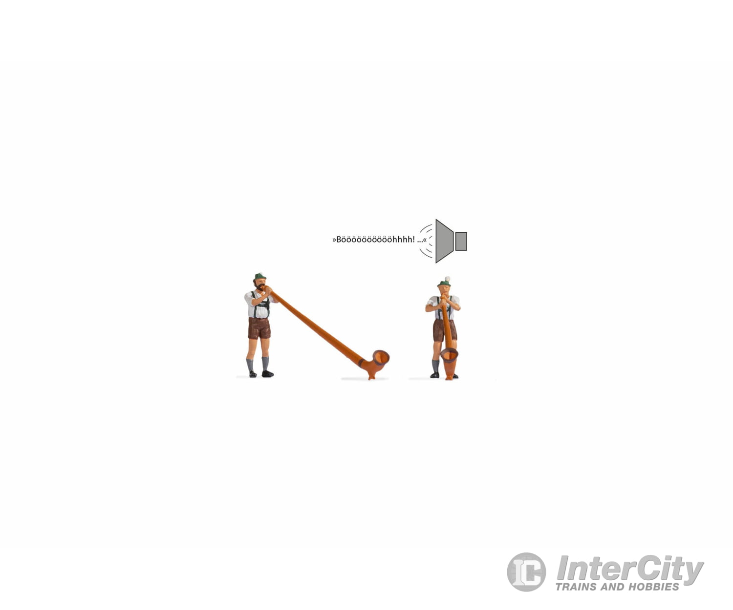 Noch 12821 HO Alphorn Players Figures