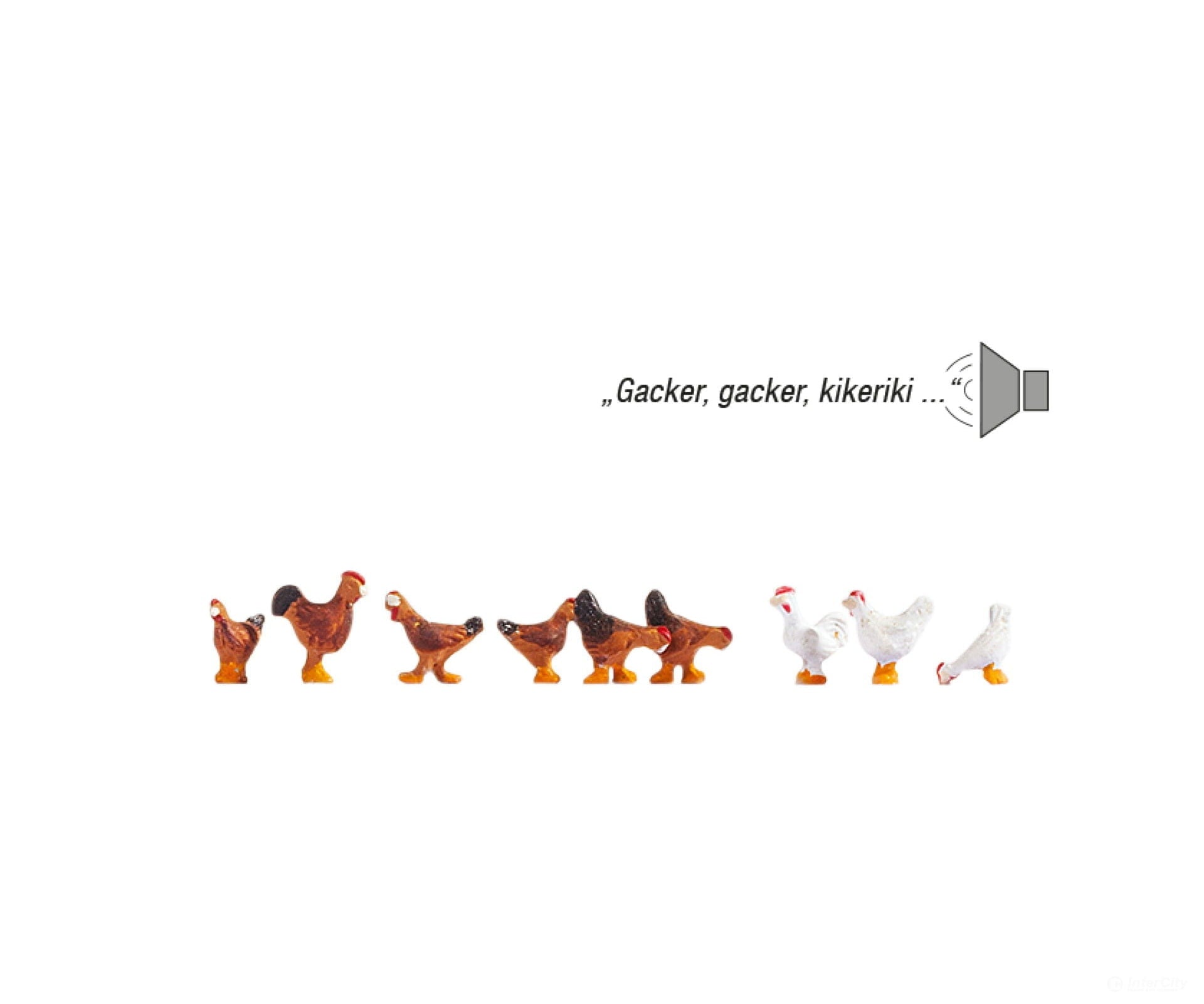 Noch 12853 HO Chickens Figures
