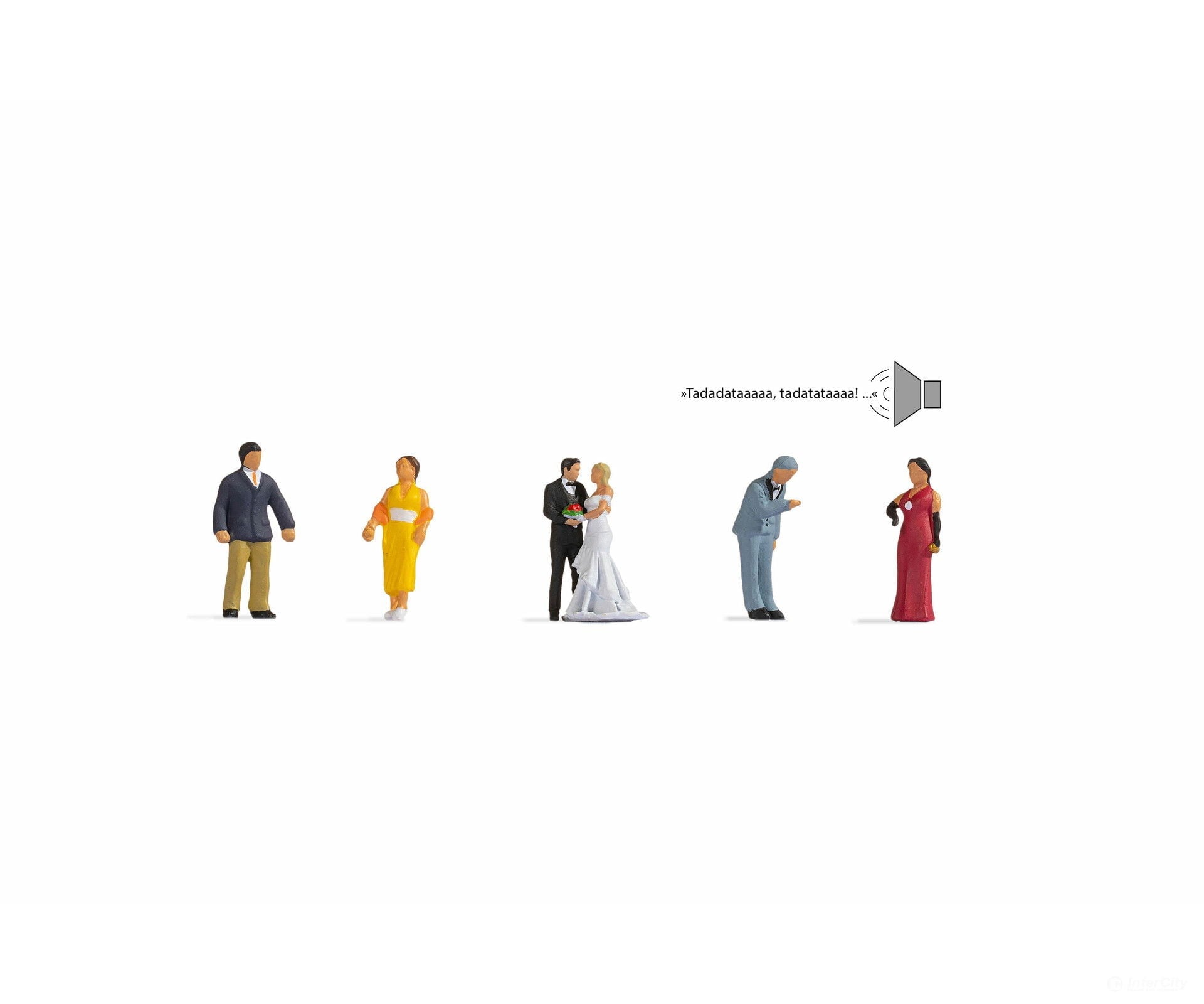 Noch 12861 HO Wedding Figures