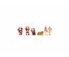 Noch 12897 HO Christmas Figures