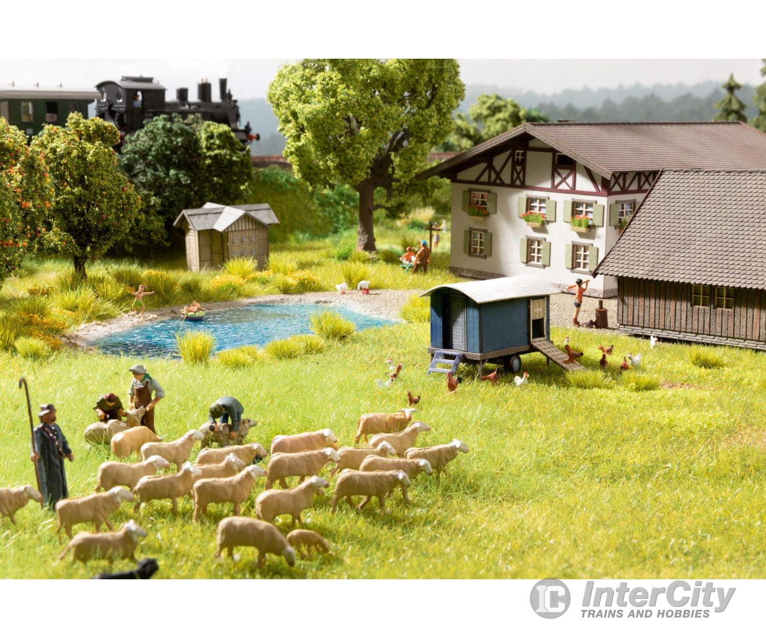 Noch 12961 N Flock of sheep Figures