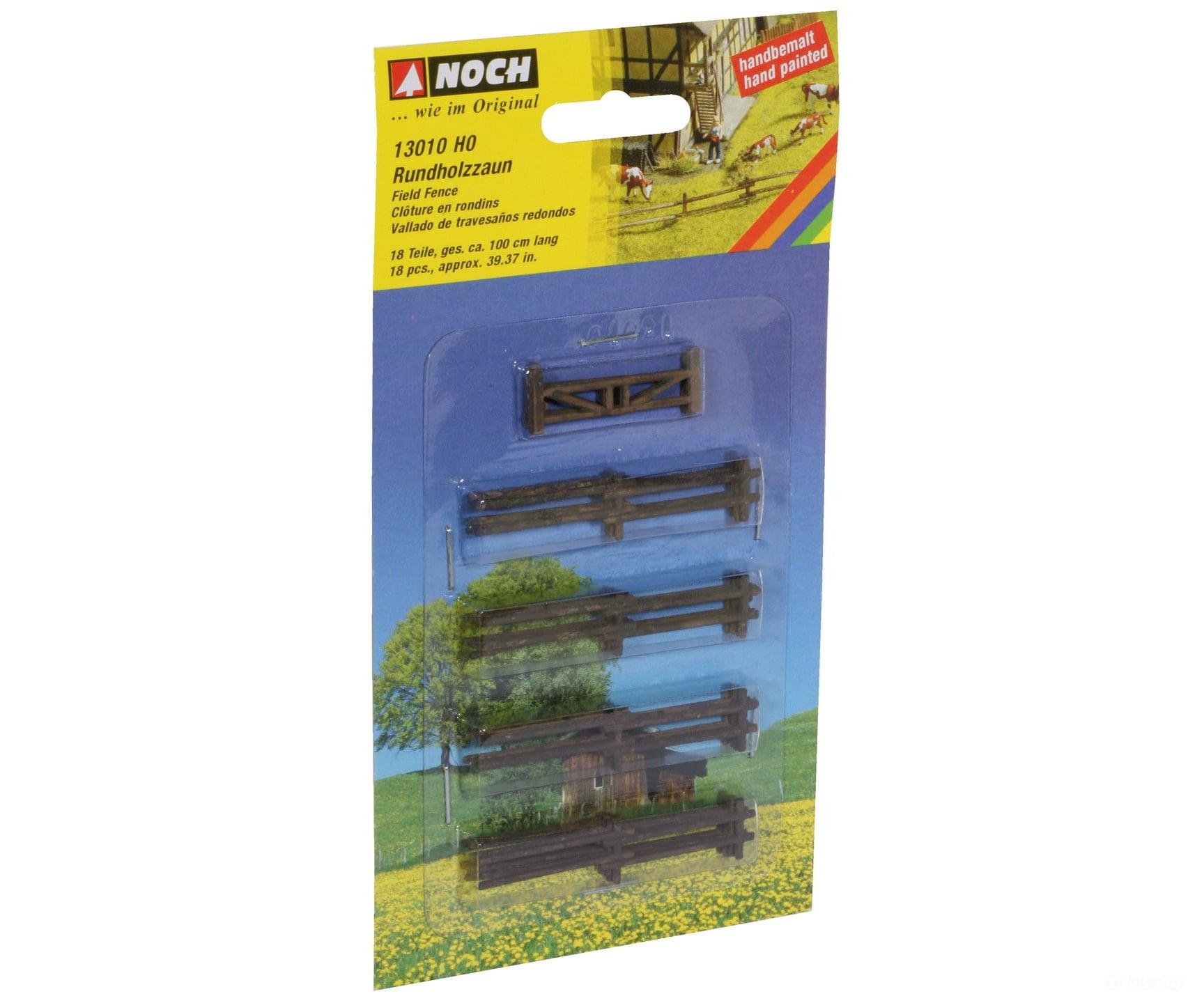 Noch 13010 HO Log Fence Figures