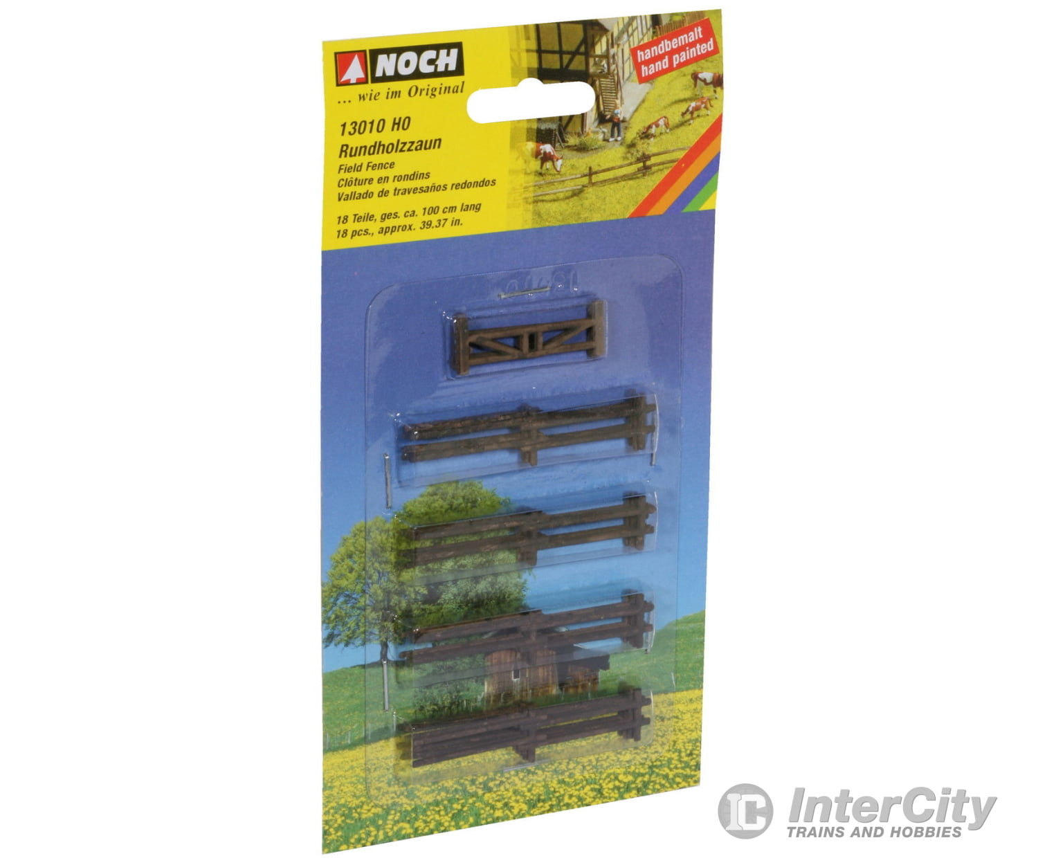 Noch 13010 HO Log Fence Figures