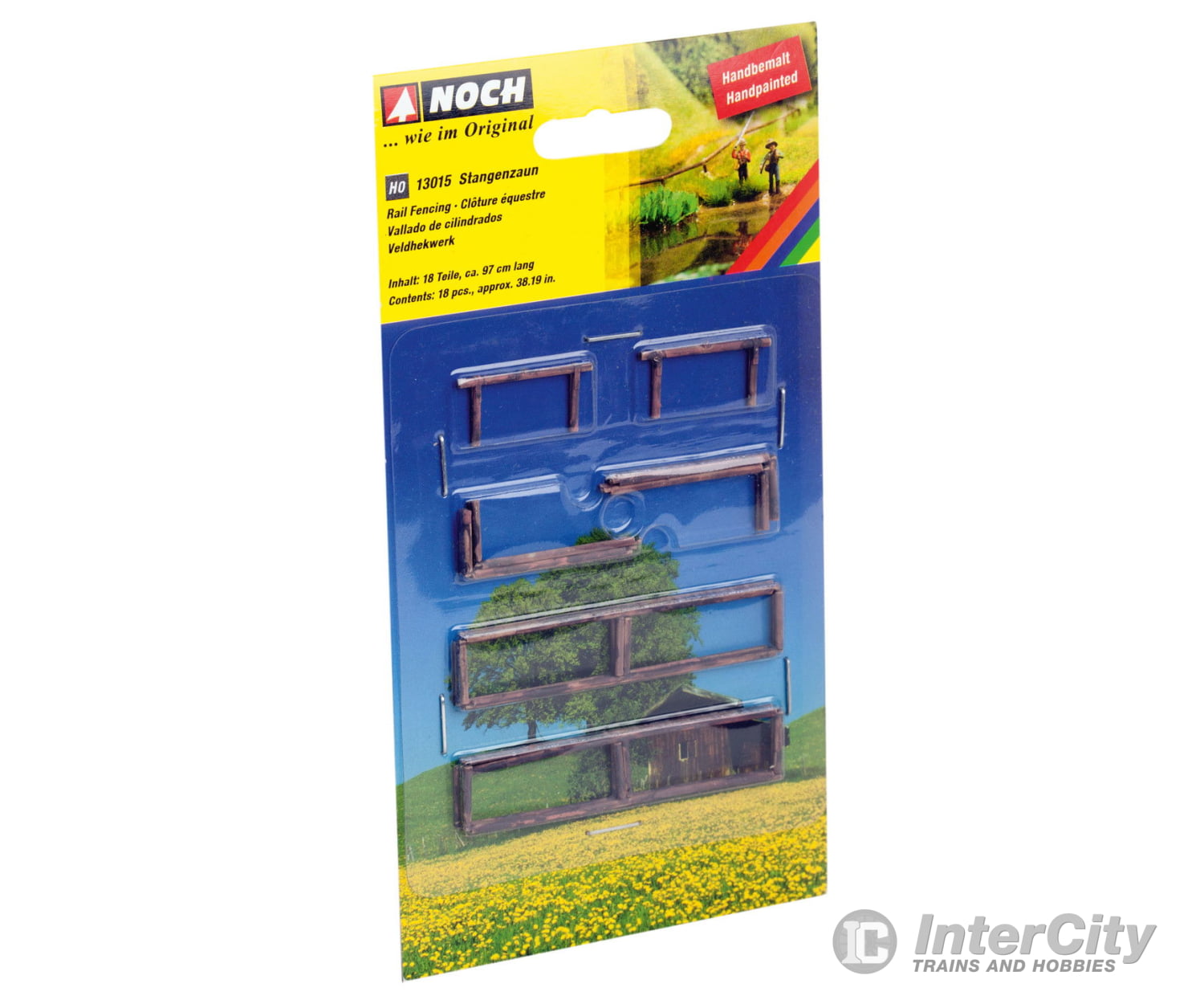 Noch 13015 HO Rail Fence Figures