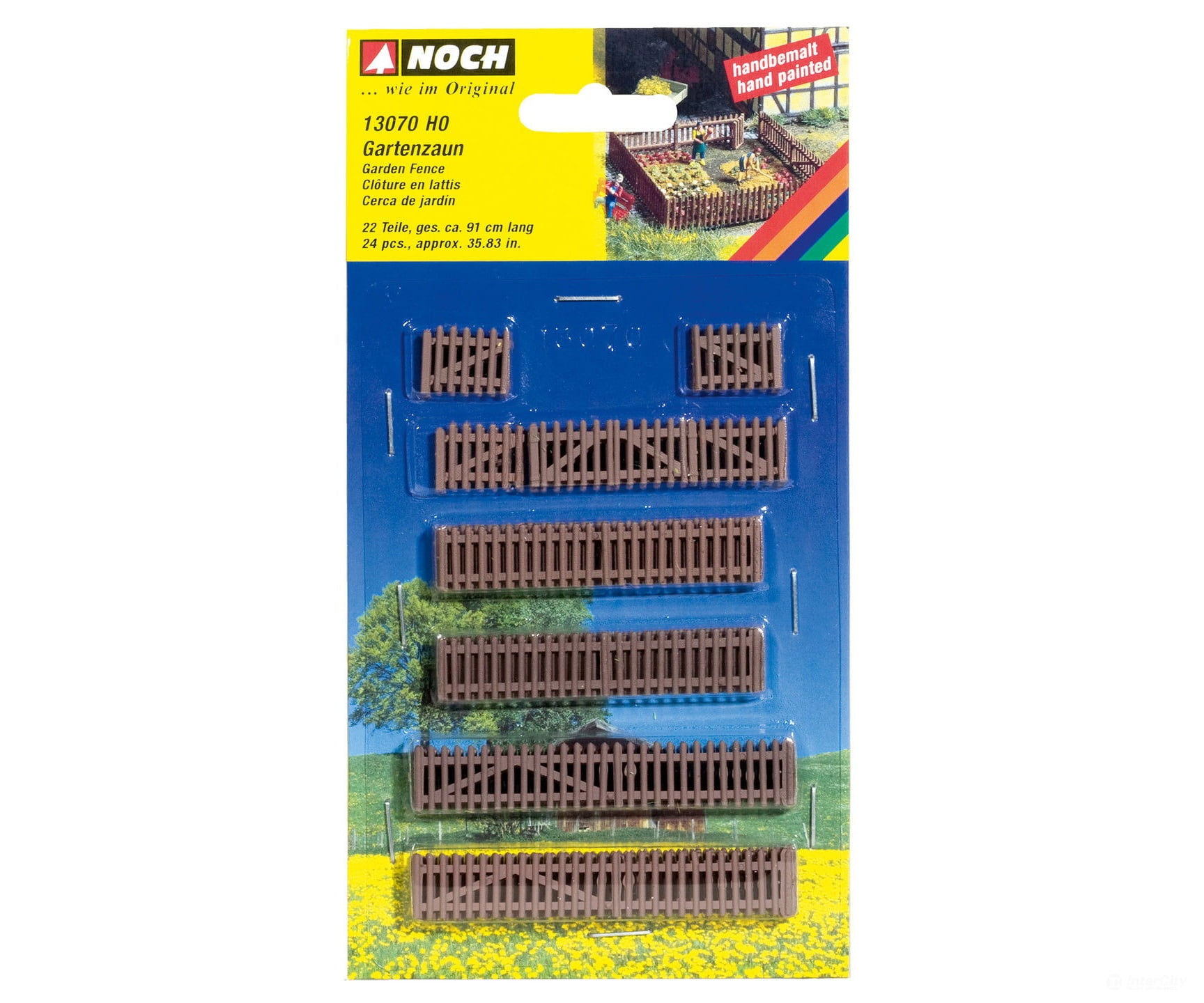 Noch 13070 HO Garden Fence Figures
