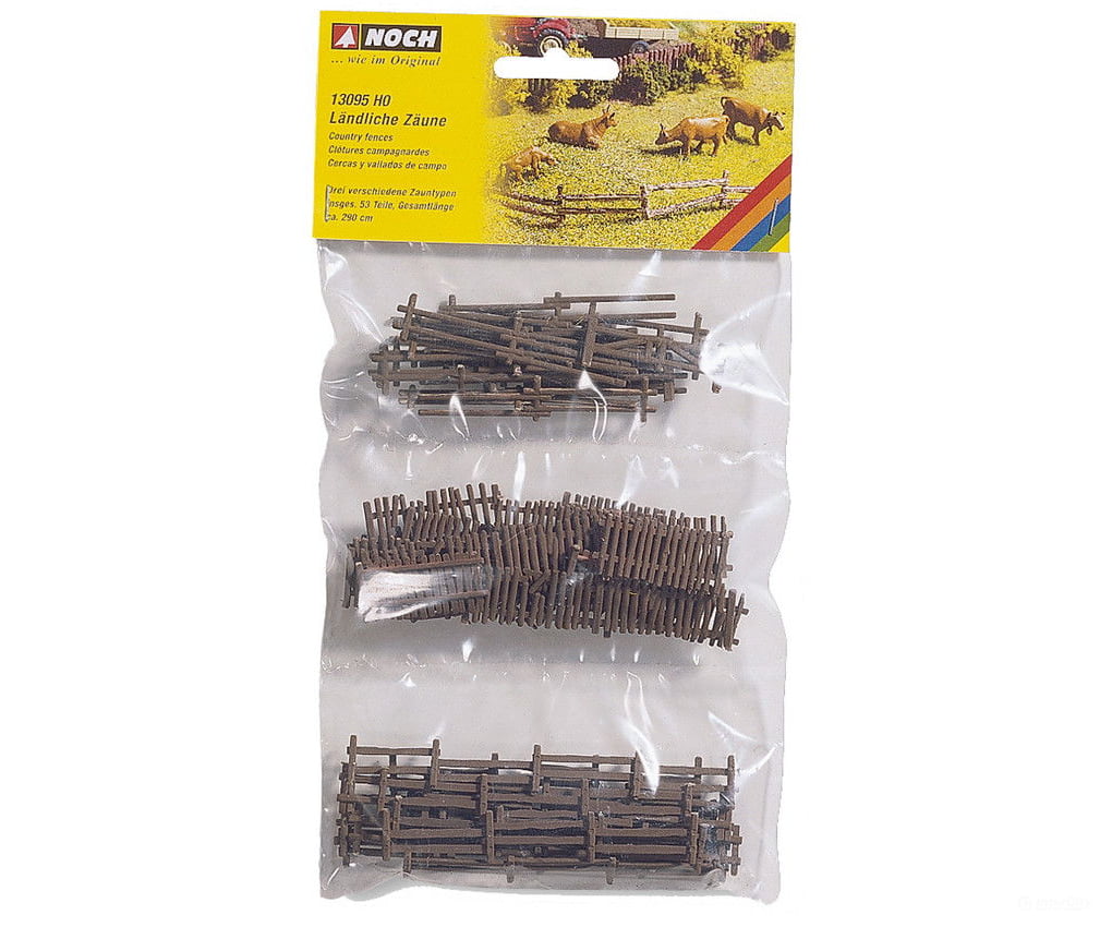 Noch 13095 HO Country Fences Figures