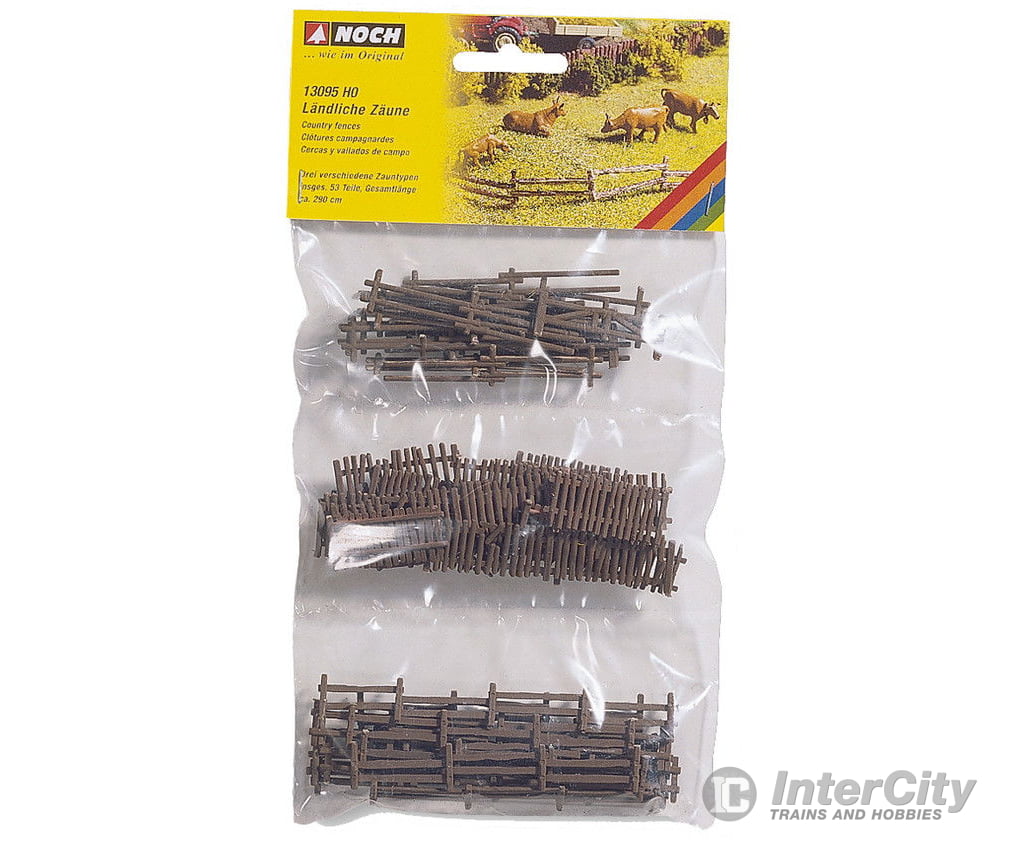Noch 13095 HO Country Fences Figures