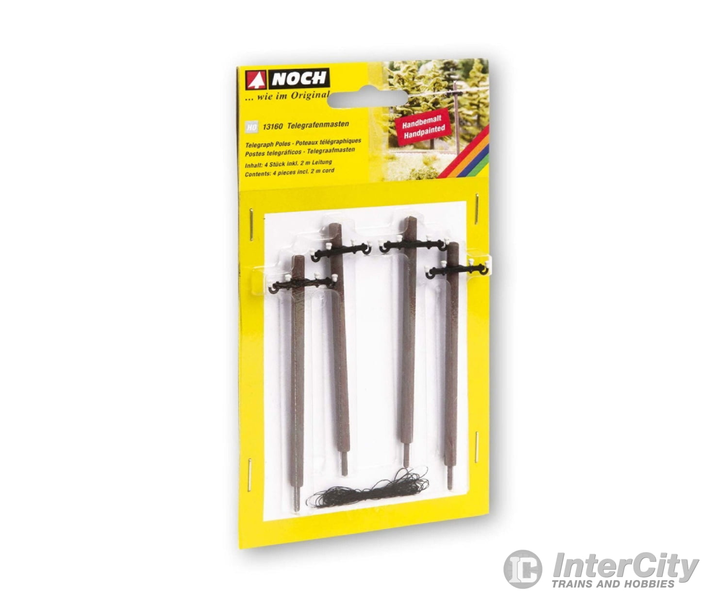 Noch 13160 HO Telegraph Poles Figures