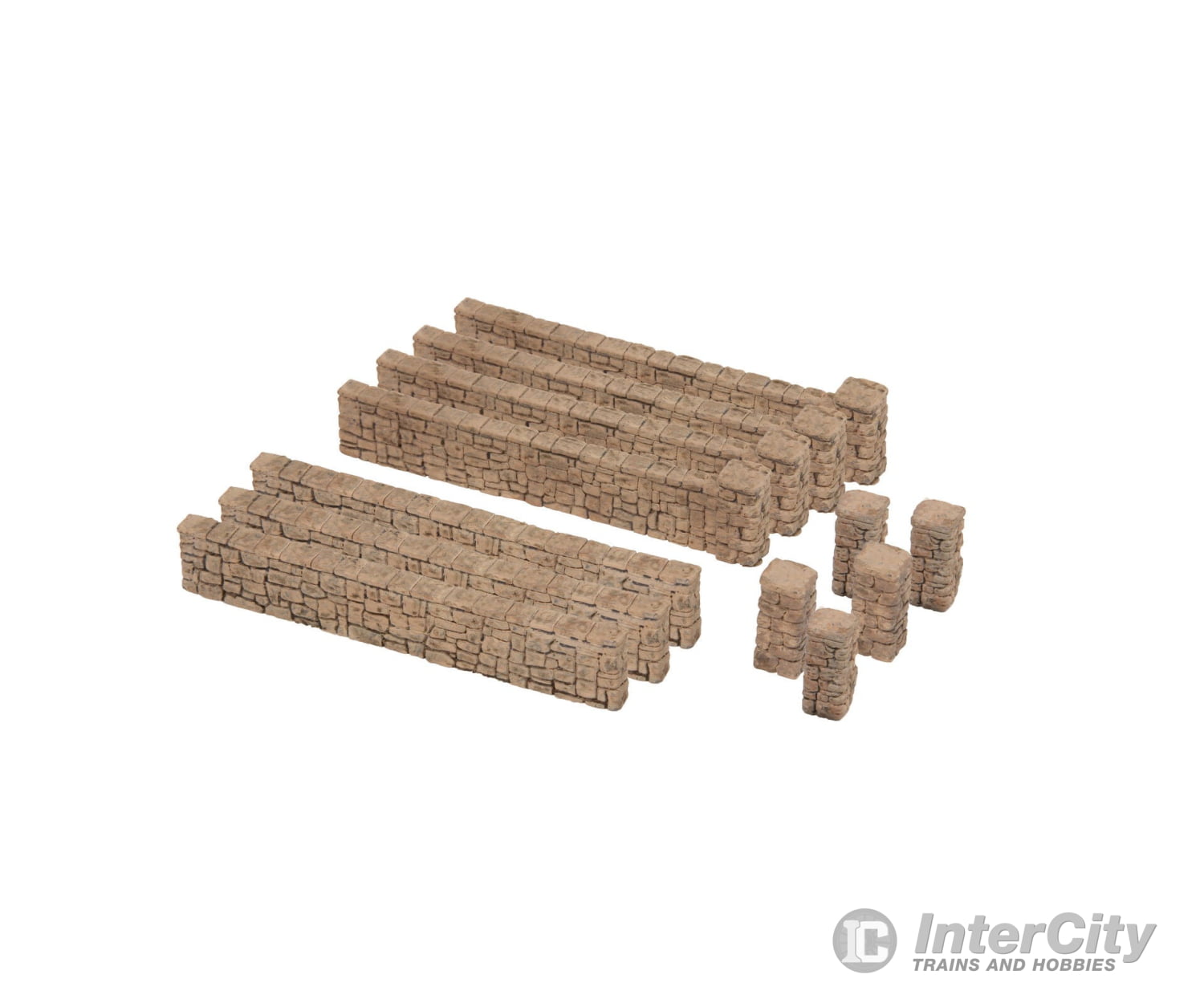 Noch 13172 HO Garden Wall Figures