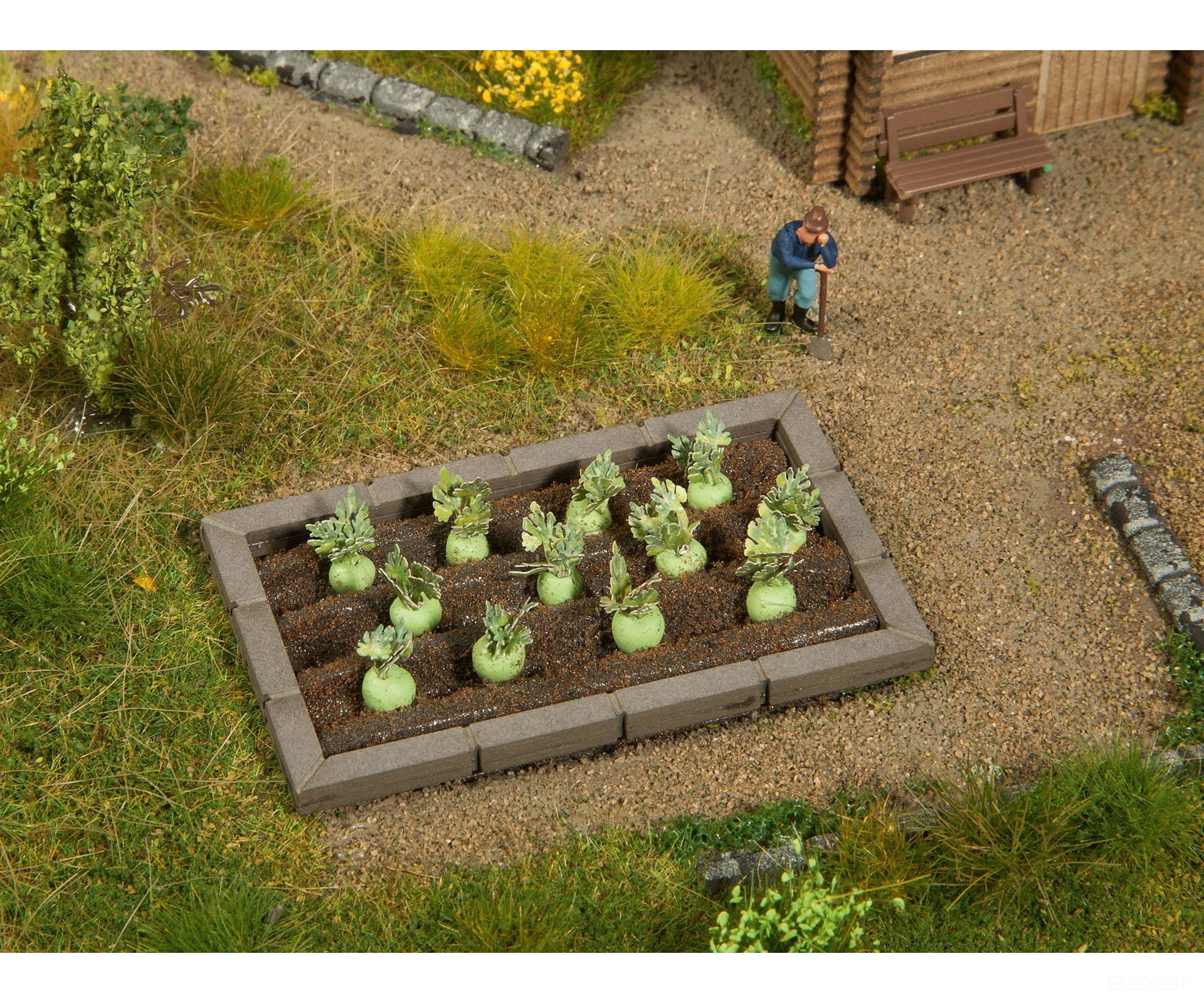 Noch 13214 HO Bed Edgings Figures