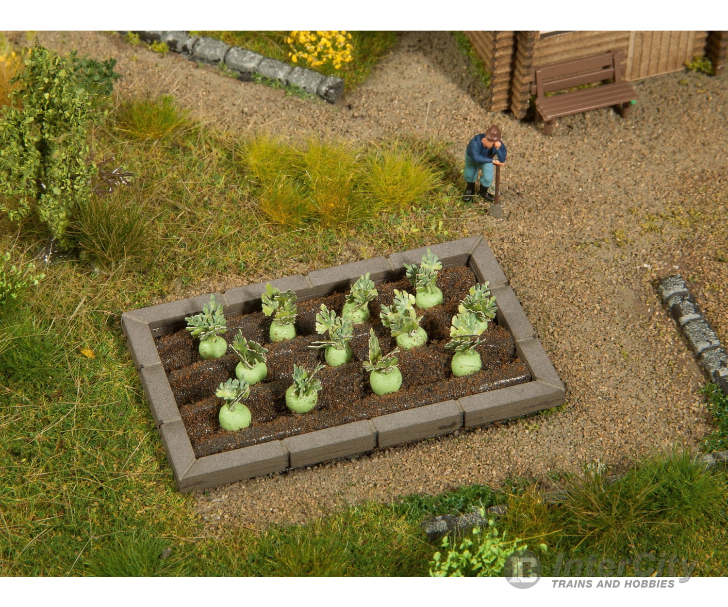 Noch 13214 HO Bed Edgings Figures