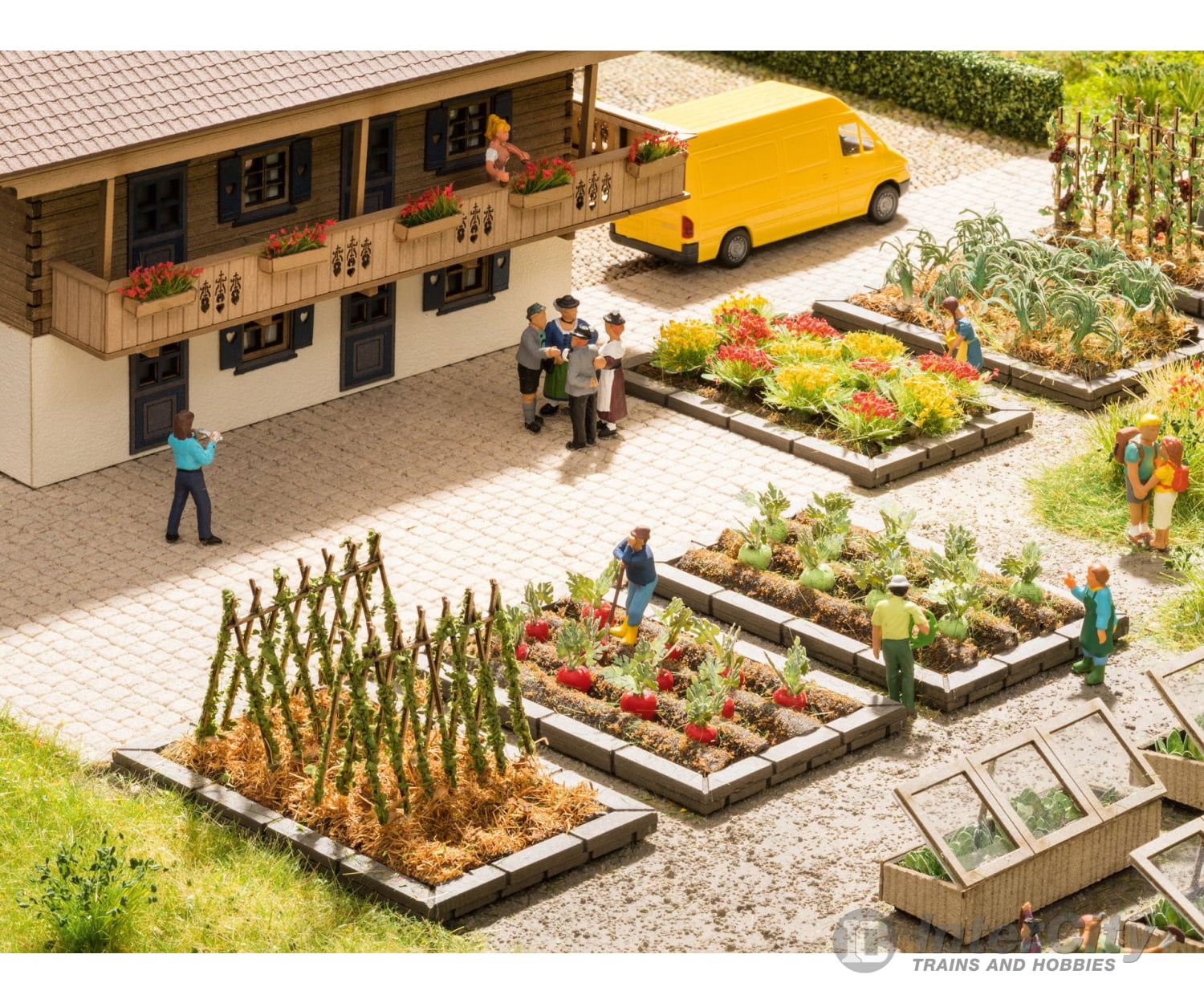 Noch 13214 HO Bed Edgings Figures
