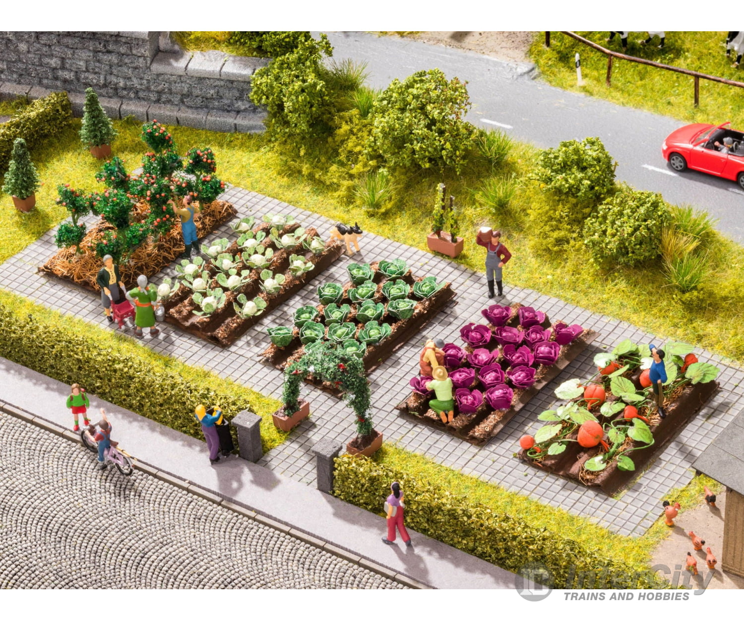 Noch 13215 HO Tomato Plants Figures