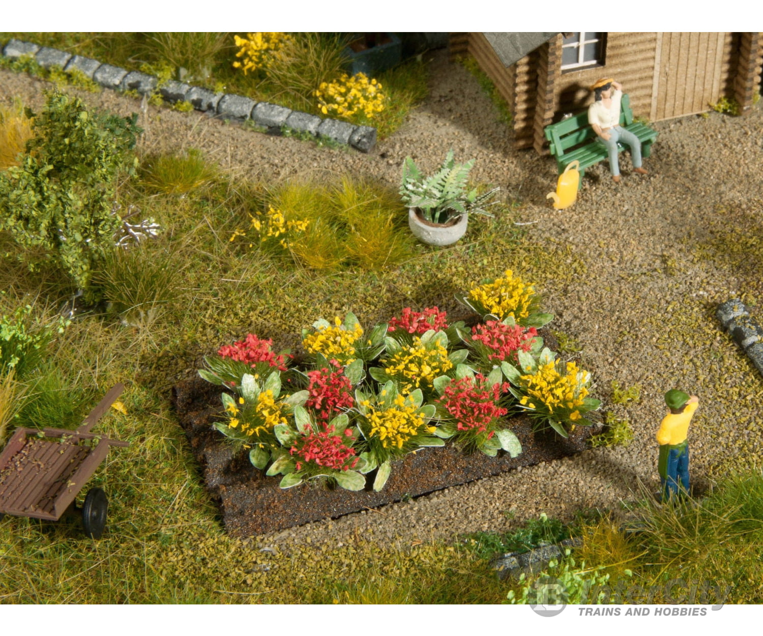 Noch 13223 HO Rose Bed Figures