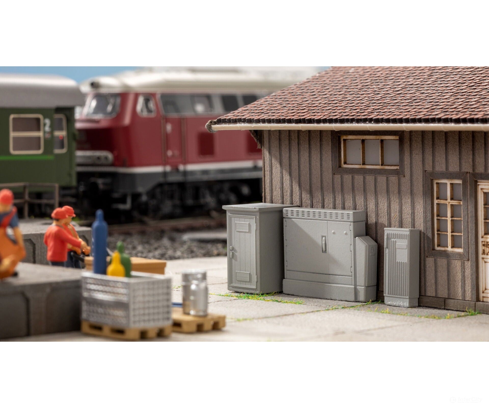 Noch 13751 HO Power & Distribution Box Scenery Details