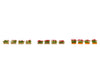 Noch 14010 HO Flower Boxes Blossoming Red Trees & Vegetation