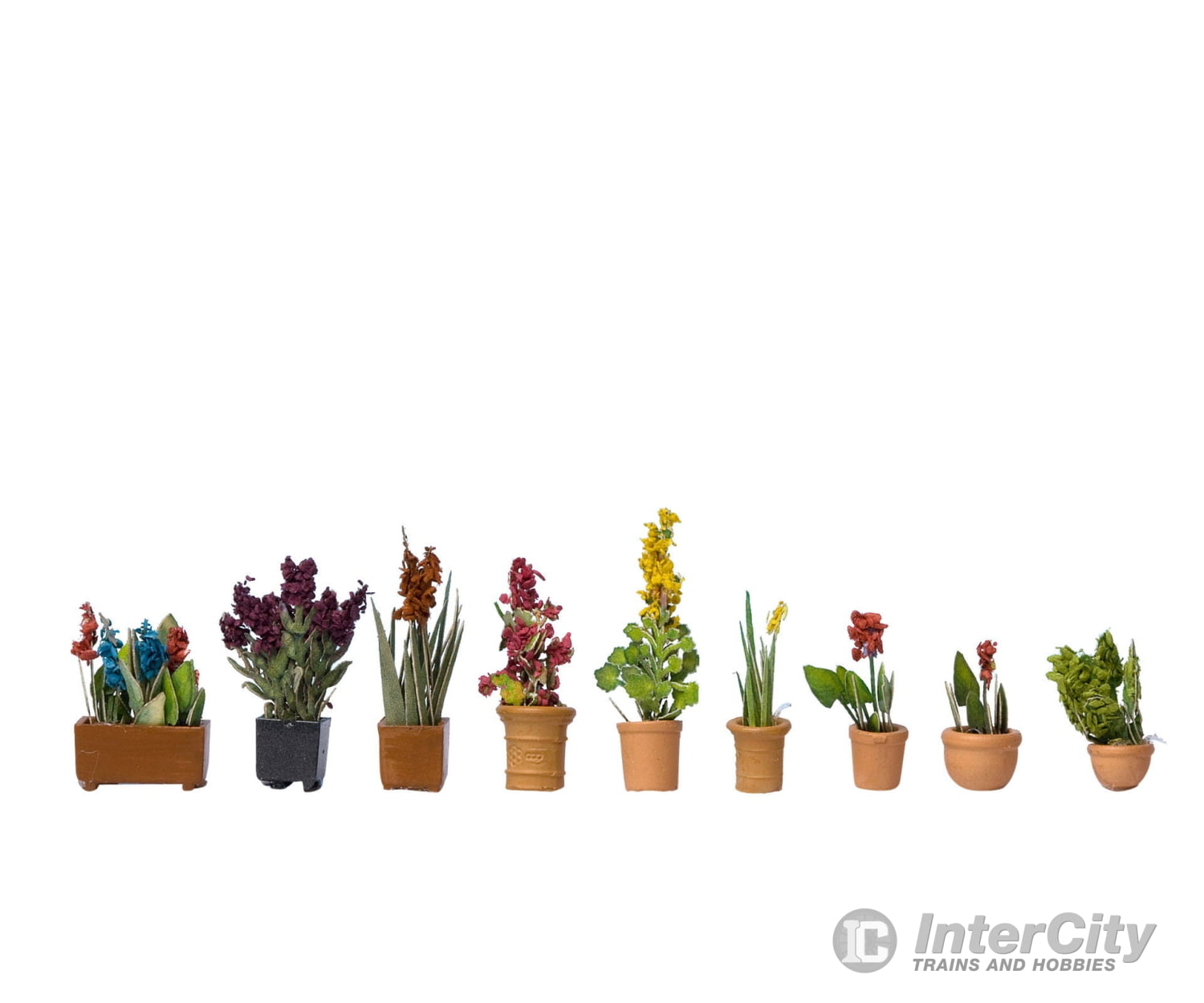 Noch 14012 HO Ornamental Plants in Pots Trees & Vegetation