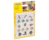 Noch 14050 HO Flower Garden Trees & Vegetation