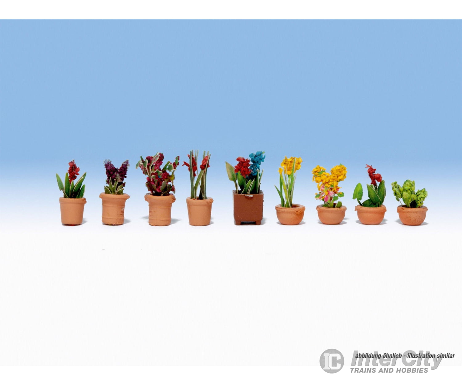 Noch 14080 N Ornamental Plants in Flowerpots Trees & Vegetation