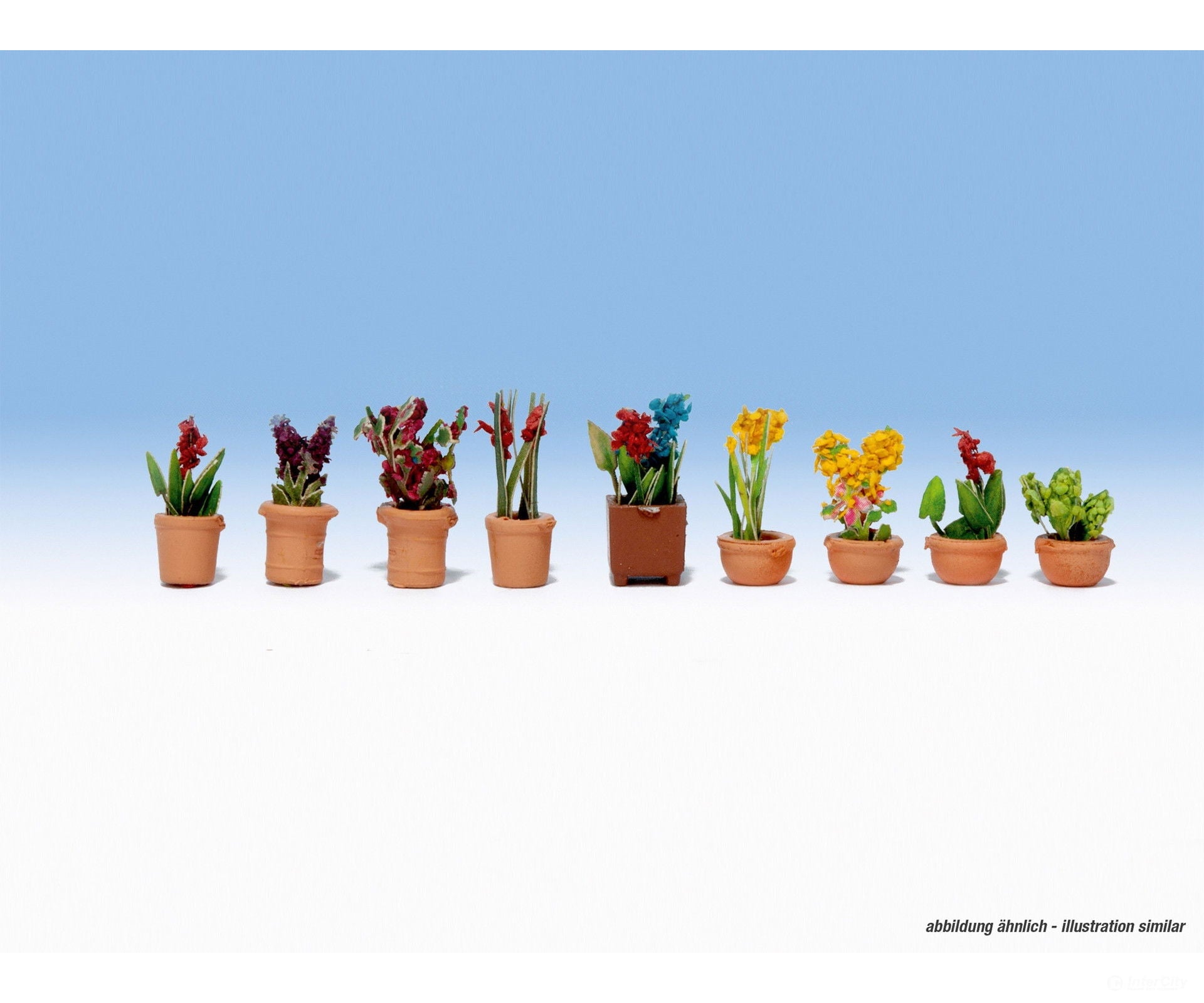 Noch 14080 N Ornamental Plants in Flowerpots Trees & Vegetation