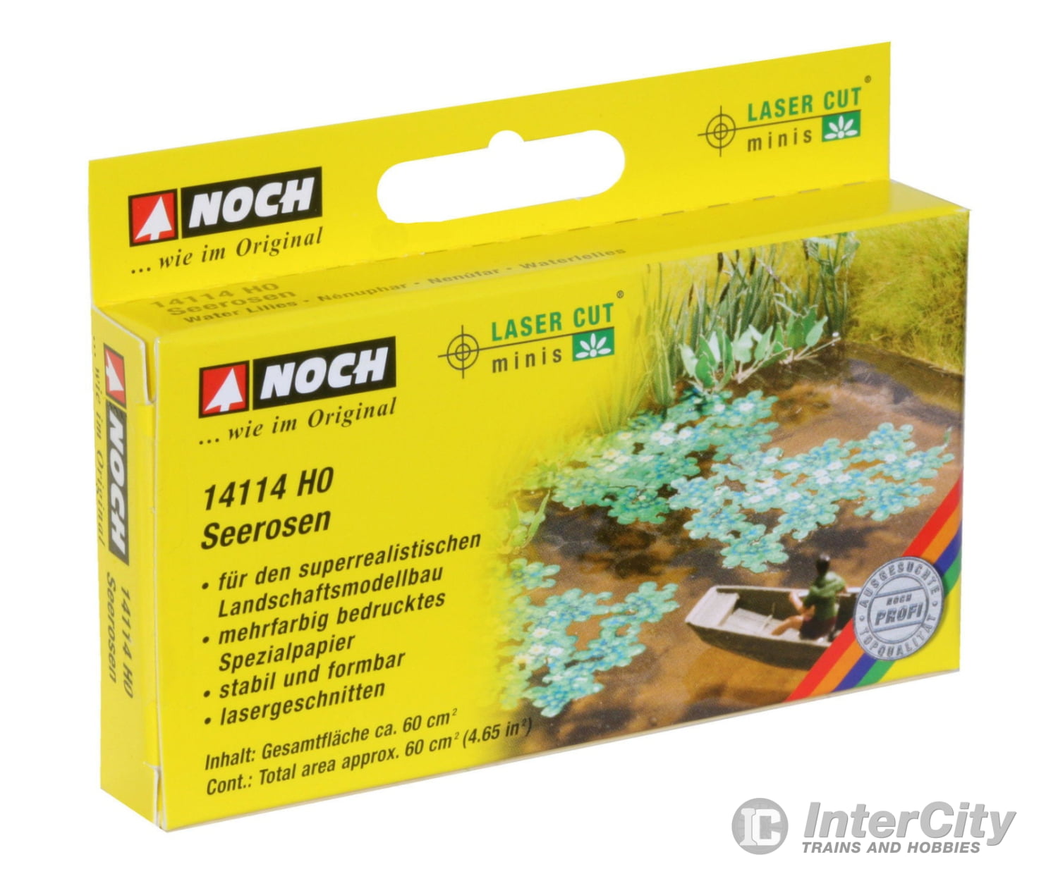 Noch 14114 HO Lotus Flower Trees & Vegetation