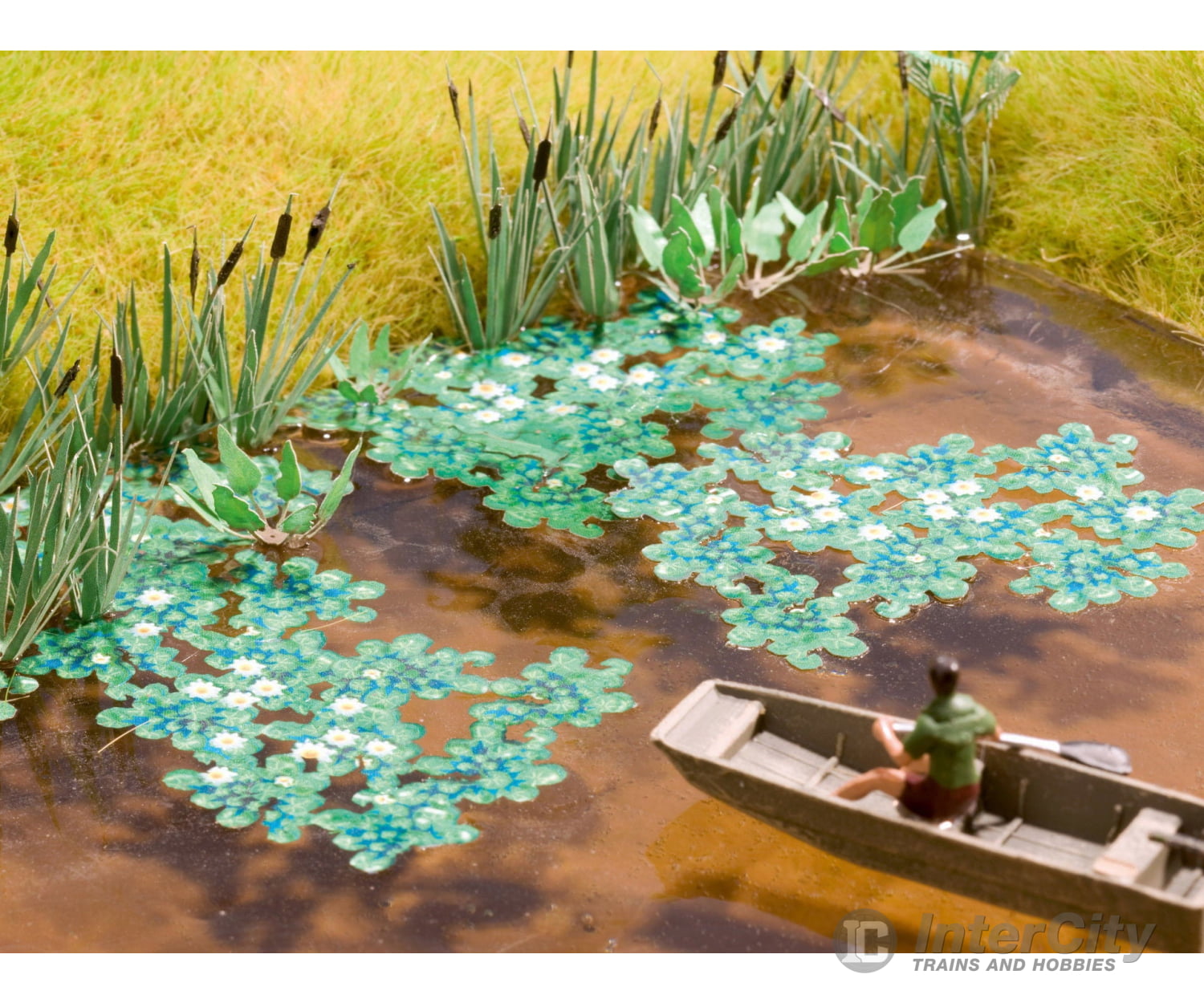 Noch 14114 HO Lotus Flower Trees & Vegetation