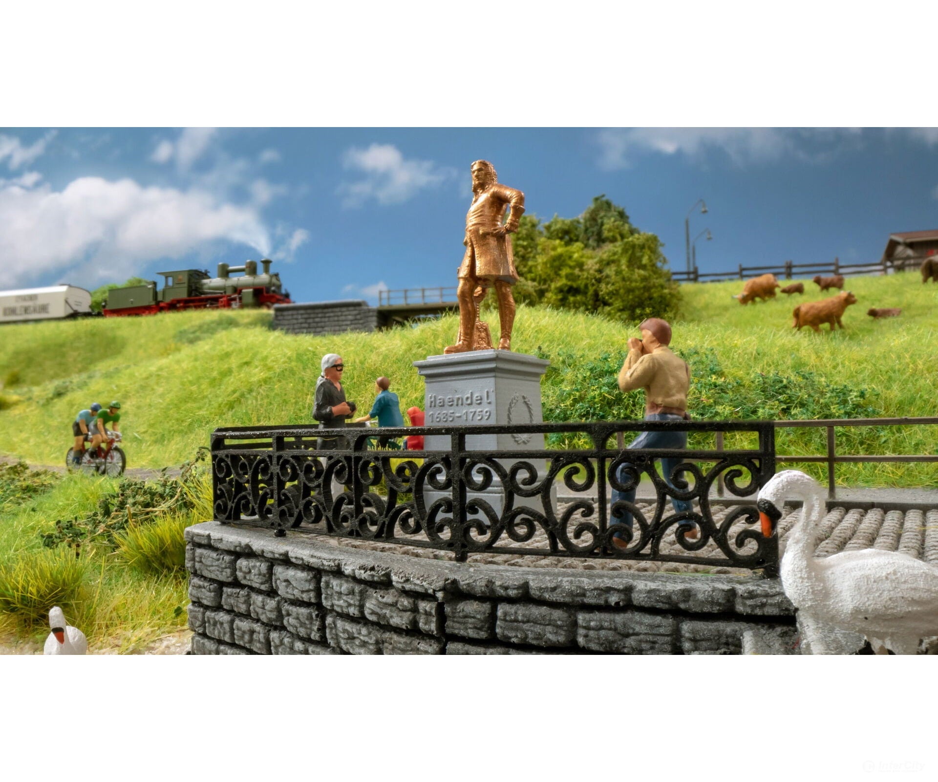 Noch 14209 HO Wrought Iron Railings Scenery Details