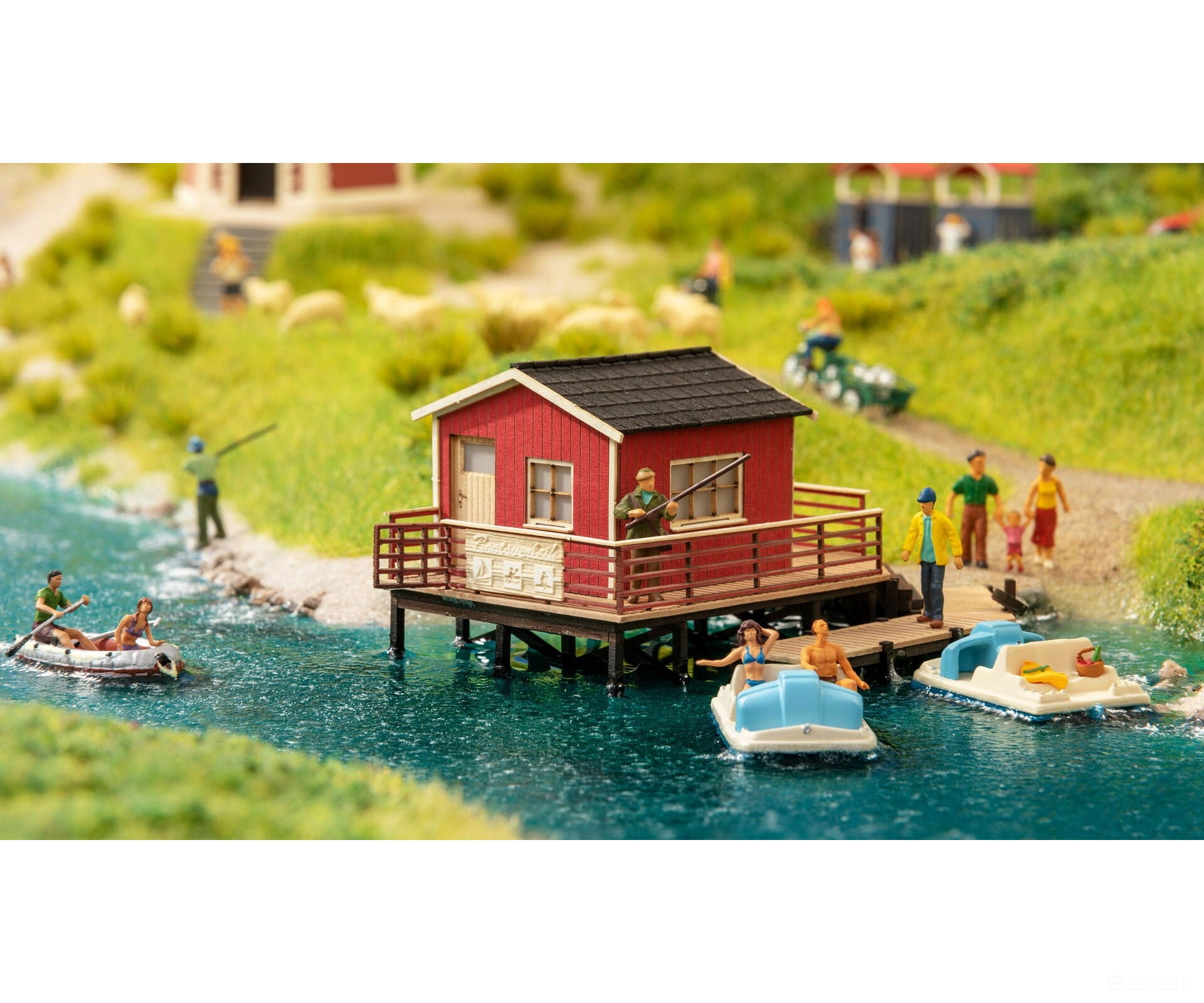 Noch 14259 HO Boat Hire Scenery Details