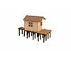 Noch 14262 HO Fisherman’s Hut Scenery Details