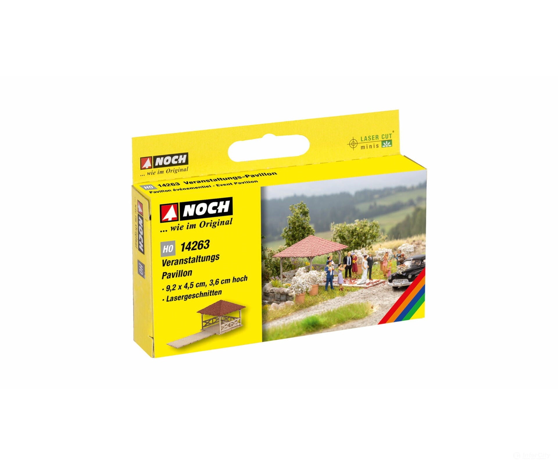 Noch 14263 HO Event Pavilion Scenery Details