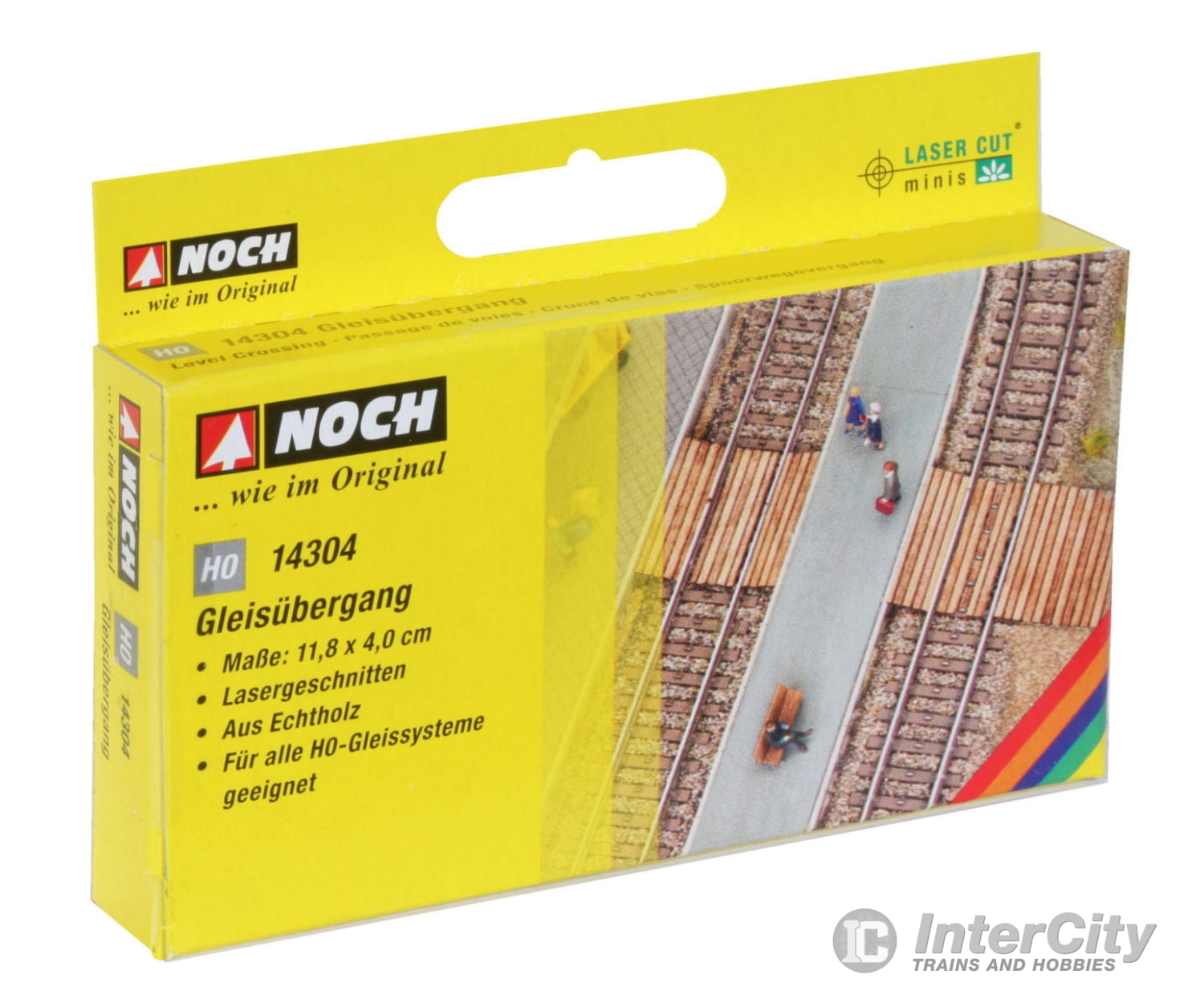 Noch 14304 HO Level Crossing Scenery Details