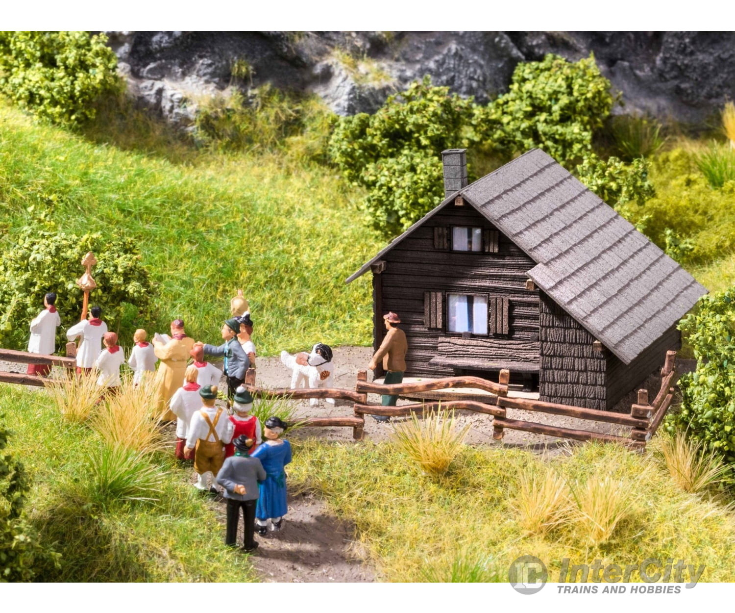 Noch 14339 HO Mountain Hut Scenery Details