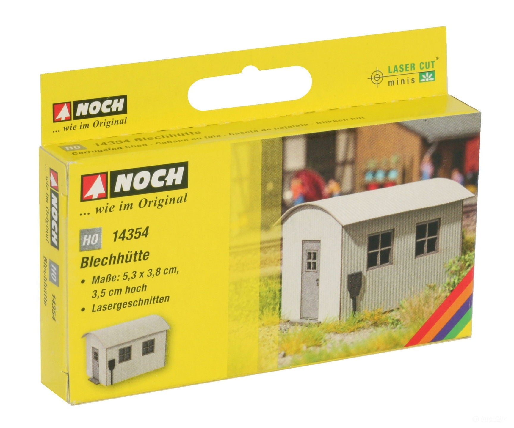Noch 14354 HO Corrugated Iron Shed Scenery Details